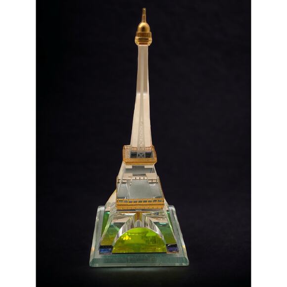 Crystal Eiffel Tower Display Statue 5 1/2 inches tall. - Picture 1 of 4